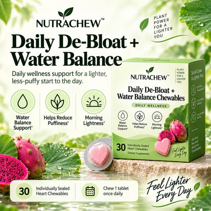 NUTRACHEW™ Daily De-Bloat + Water Balance Chewables