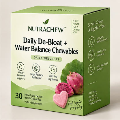 NUTRACHEW™ Daily De-Bloat + Water Balance Chewables